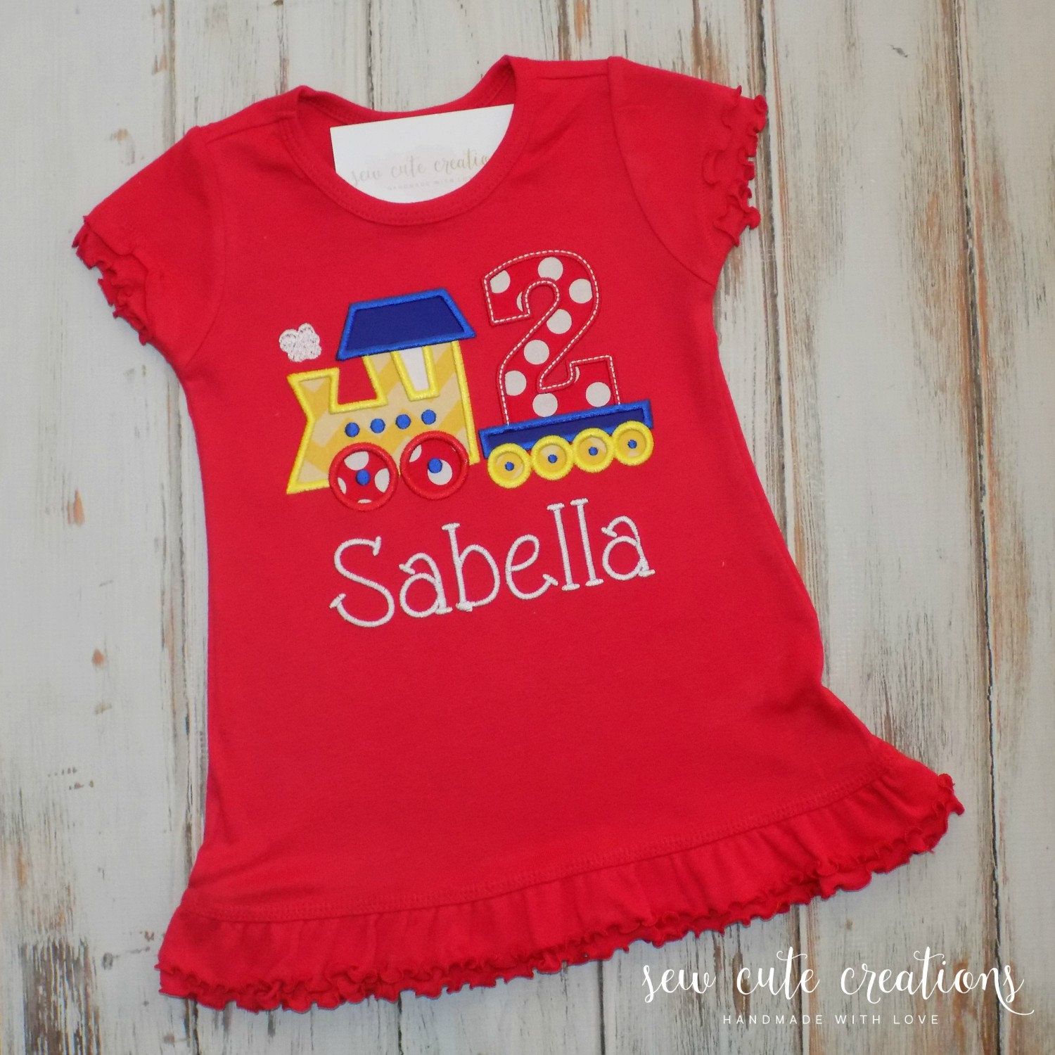 Train birthday dress Girl Train birthday outfit Choo Choo Etsy Girl