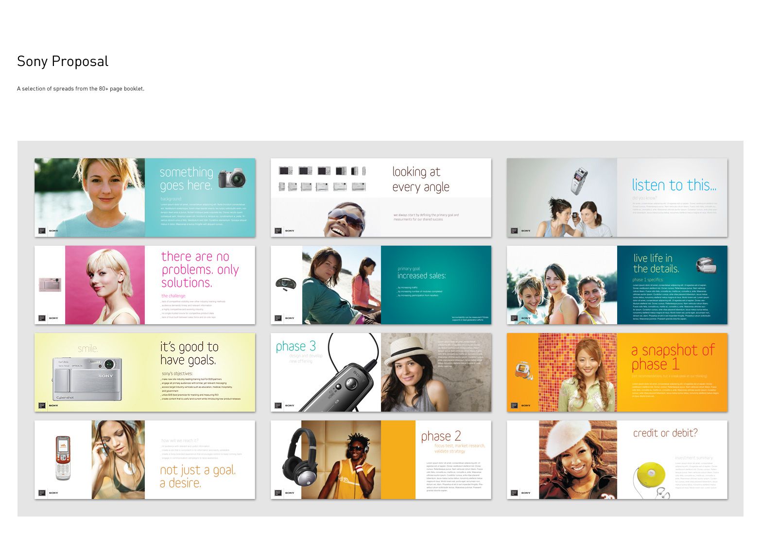 sony proposal booklet by