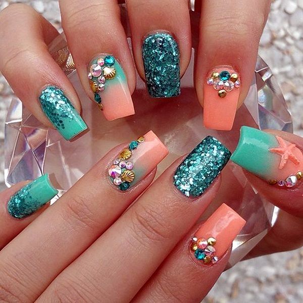 Teal And Coral Nails Pictures, Photos, And Images For Facebook Teal And Coral Nails Pictures, Photos, and Images for Facebook . - Teal And Coral Nails Pictures, Photos, And Images For Facebook