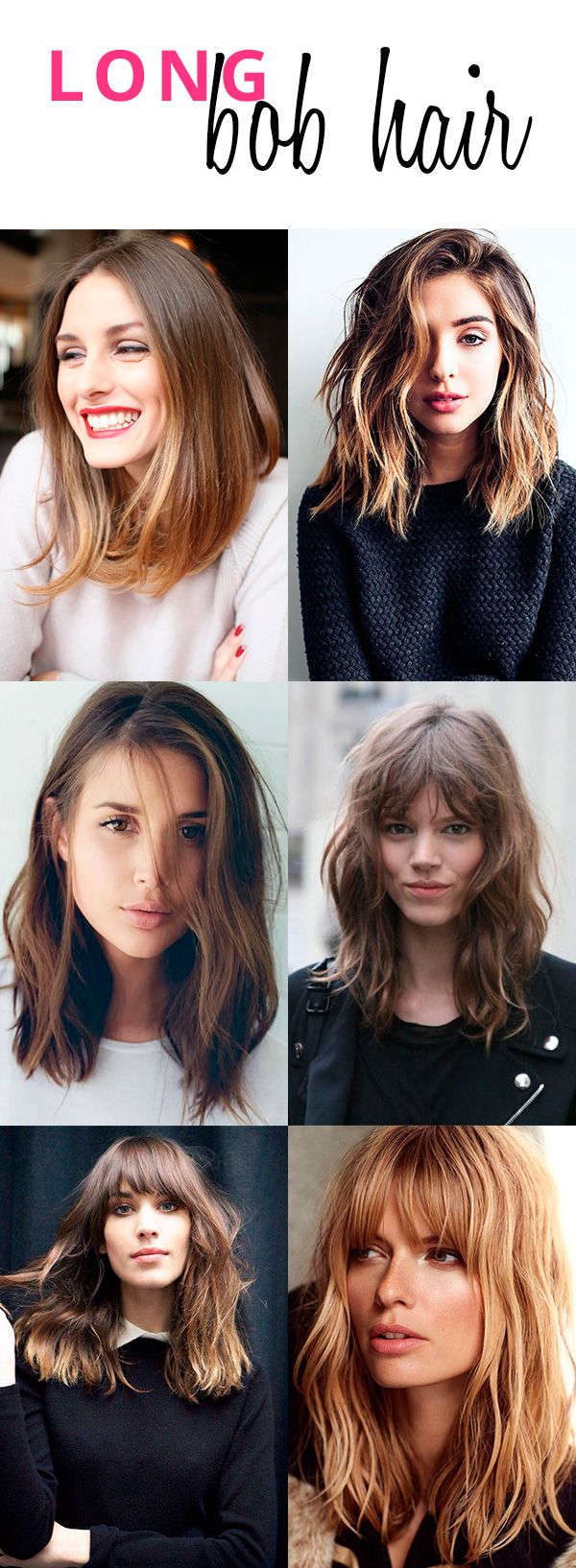 8 maneiras de usar o long bob hair
