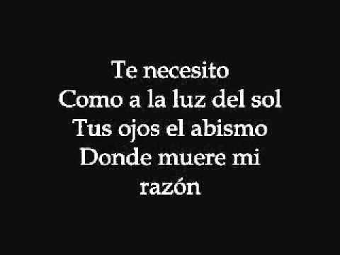 Te Necesito Amaral Y Beto Cuevas Letra Youtube Cards Against Humanity My Music Music Artists