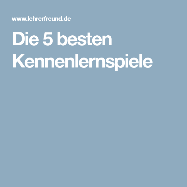 Kennenlernen meeting