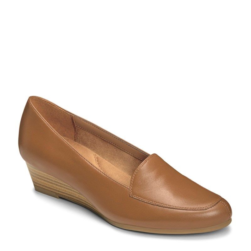 womens loafer wedge