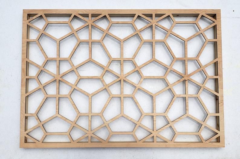 6mm MDF Fret Cut Wall Panel