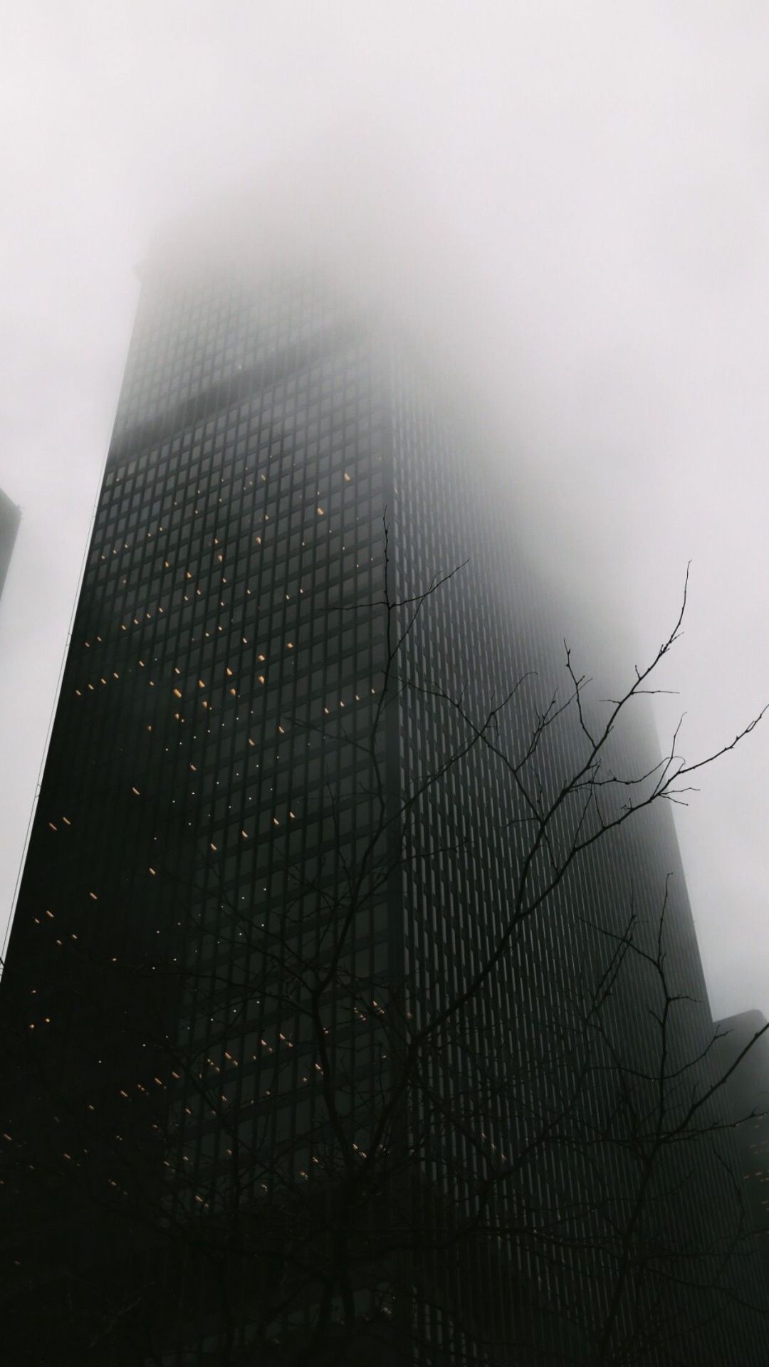 Skyscrapers in the fog Skyscrapers in the fog