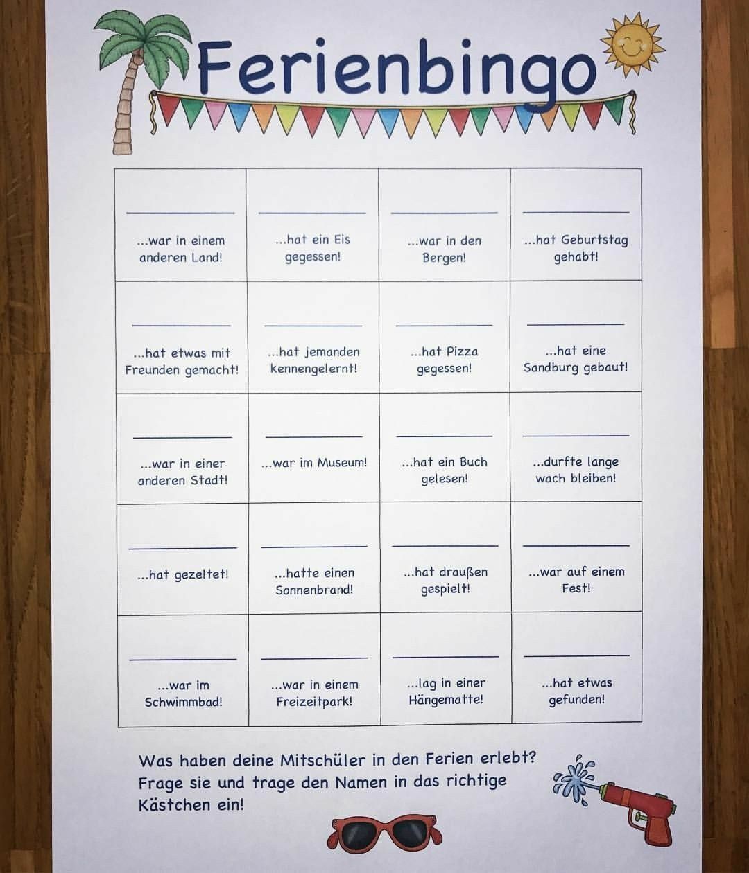 Kennenlernen nach den ferien