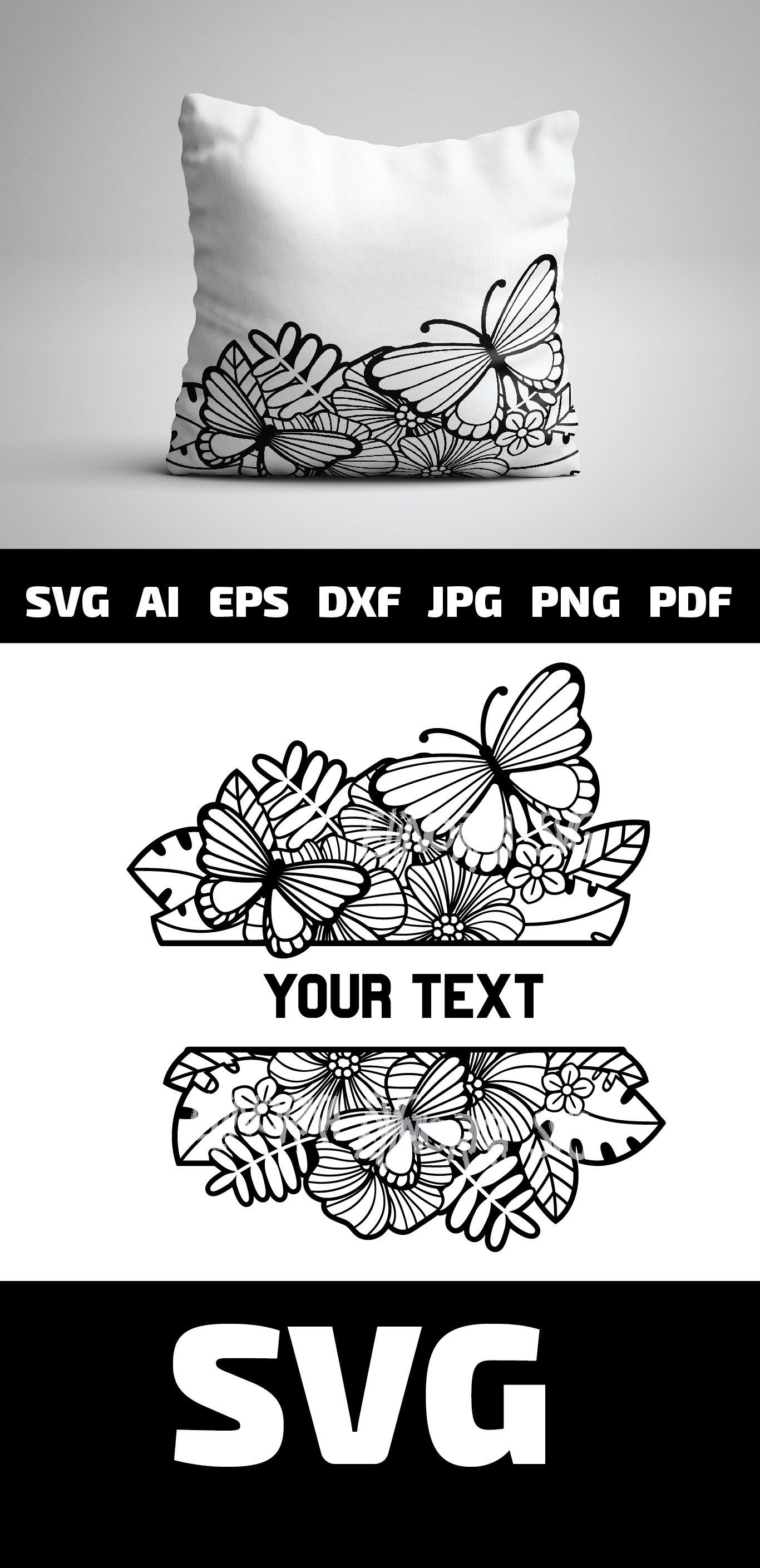 Download Split Monogram Svg Floral Svg Butterfly Svg Summer Svg 719243 Monograms Design Bundles In 2021 Butterflies Svg Monogram Svg Graphic Design Assets