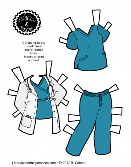 A Nurse or Medical doctor Paper Doll Outfit in direction of Print for Absolutely free graphic relating to Paper Dolls to Printable called A Nurse or Health practitioner Paper Doll Outfit toward Print for Cost-free