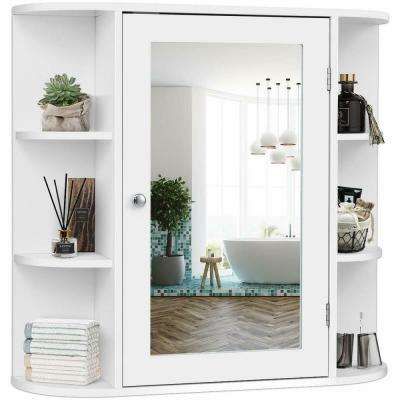 Home Decorators Collection 24 In W X 30 In H Fog Free Framed Recessed Or Surface Mount Bathroom Medicine Cabinet In Brushed Nickel 45427 The Home Depot In 2020 Bathroom Mirror