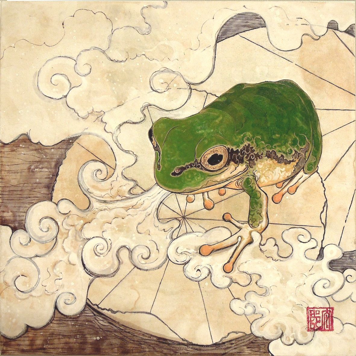 銀座スルガ台画廊にて日本画グループ展の画像 銀座スルガ台画廊にて日本画グループ展の画像