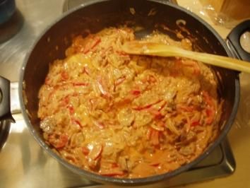 Gyros in Metaxa-Sauce - Rezept mit Bild