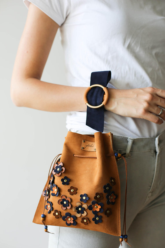 Small Leather Bag Brown Leather Handbag Leather Pouch Etsy Deri Canta Canta Cantalar
