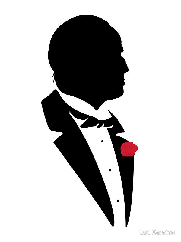 The Godfather Silhouettes Silhueta Cartaz Filmes The Godfather Silhouettes Silhueta Cartaz Filmes
