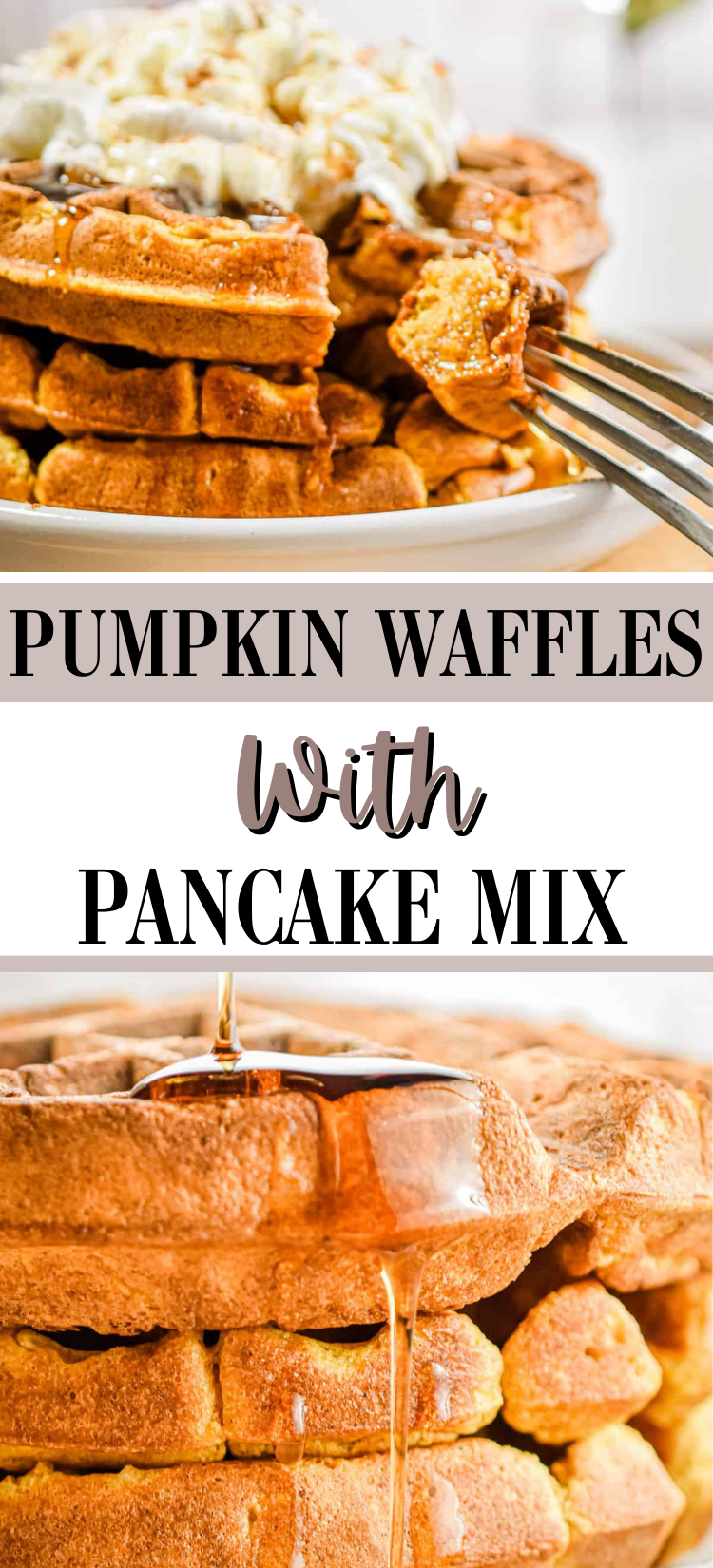 Pumpkin waffles with pancake mix pumpkin waffles recipe pumpkin