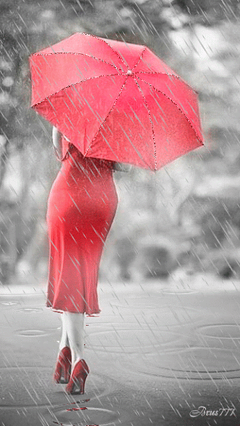 Gotas De Lluvia Din Din Don Gifmaniacos Es Fotografía De Lluvia Imágenes De Lluvia Paraguas Rojo