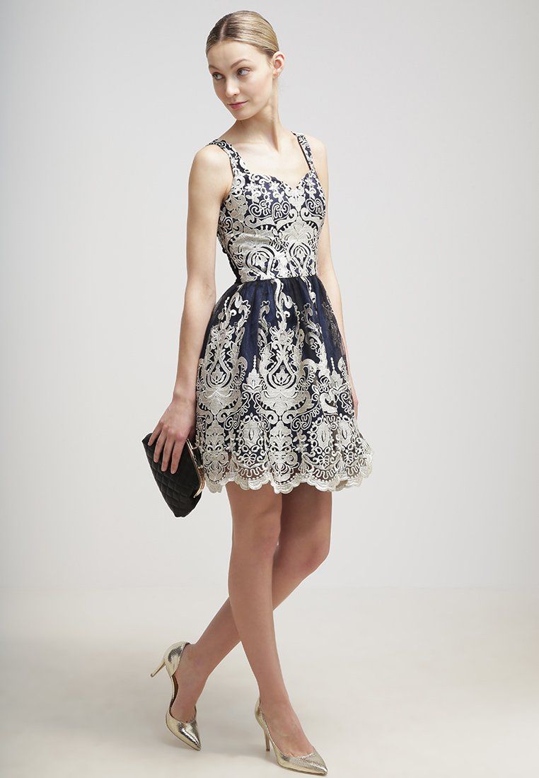 Chi Chi London Cocktailkleid / festliches Kleid - navy - Zalando Chi Chi London Cocktailkleid / festliches Kleid - navy - Zalando