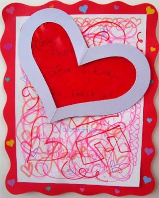Catholic Icing: St. Valentine Craft and Card | Valentine crafts
