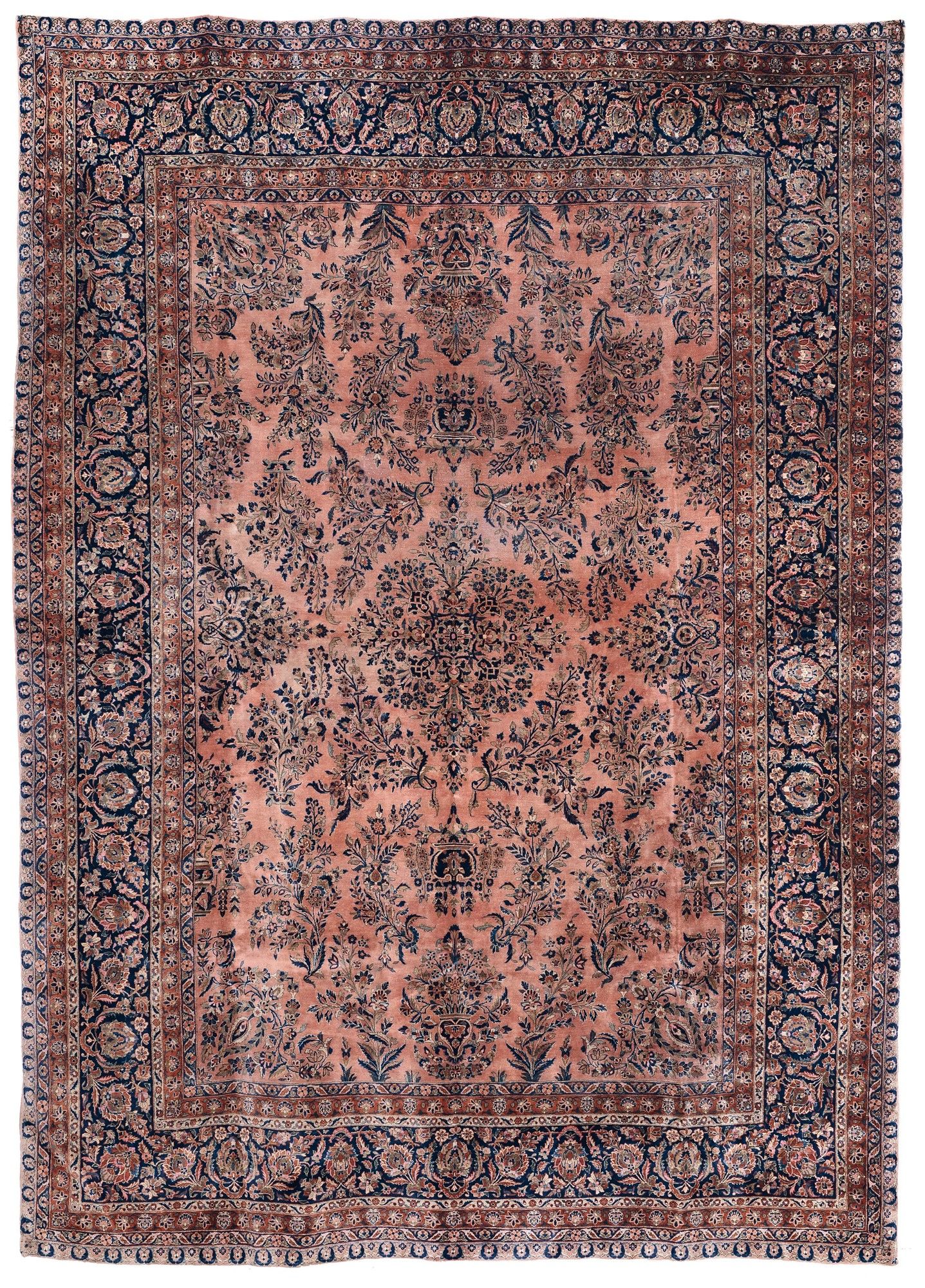 Red 9' 9 x 12' 4 Mashad Persian Rug , AFFILIATE, Red,
