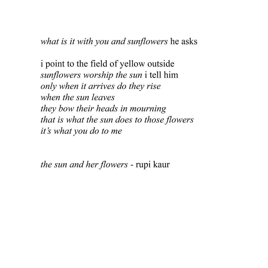 rupi kaur on Instagram: “today #thesunandherflowers turned 4 year