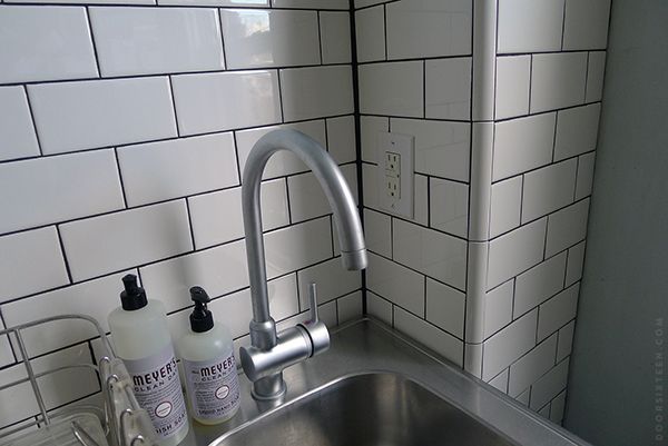 The Other Thing That Took F O R E V Was Tiling This Little The Other Thing That Took F O R E V Was Tiling This Little Strip Of Wall Between Pantry