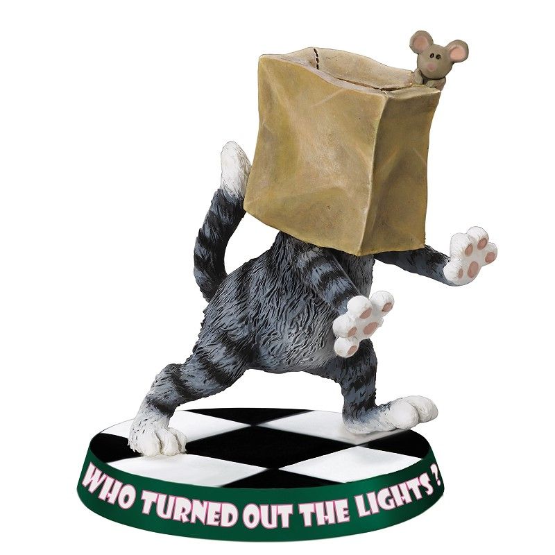 Curious kitties figurine collection by gary patterson