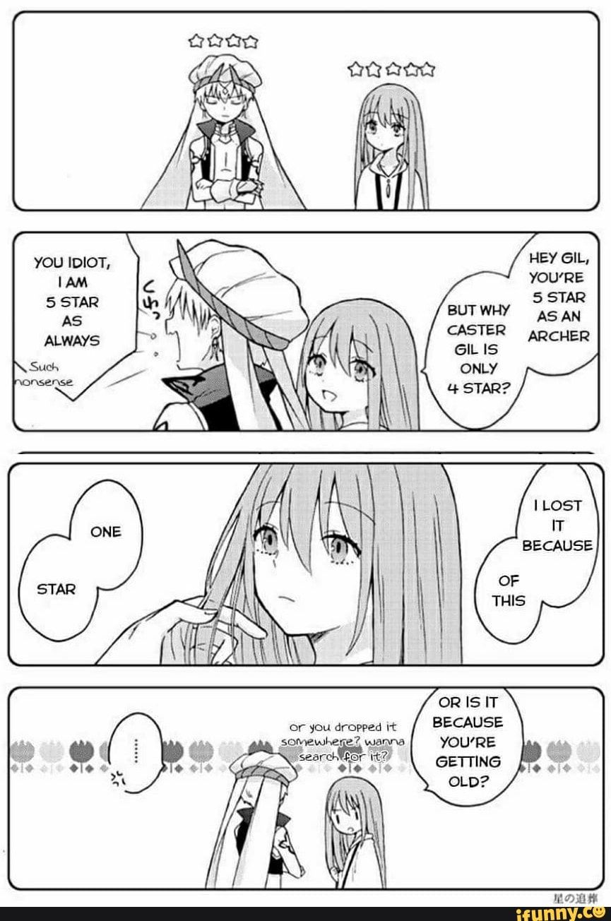 5 Star Butwhy As An Caster Archer Gil Is Ifunny Archer Memes Fate Stay Night 5 Star Butwhy As An Caster Archer Gil Is Ifunny Archer Memes Fate Stay Night
