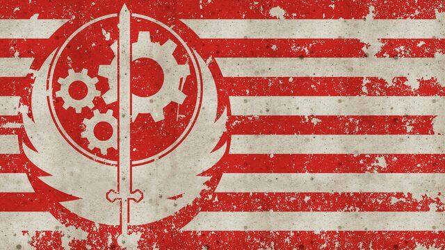 Brotherhood Of Steel Flag Fallout 4 Fallout Fallout