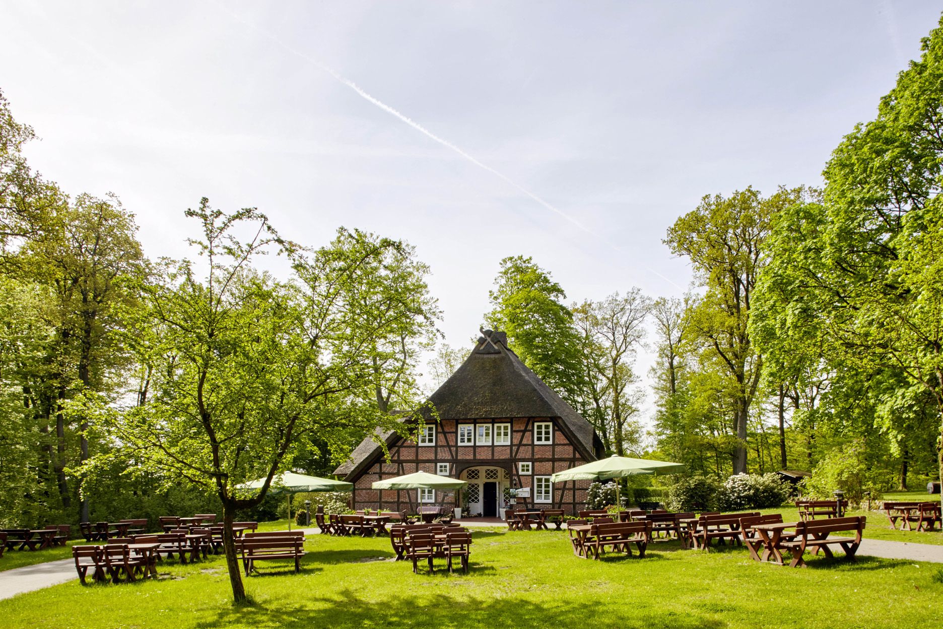 Das Hotel Hof Tütsberg in Schneverdingen liegt idyllisch