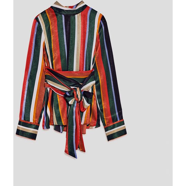 ZARA COLOURFULL STRIPED PONCHO