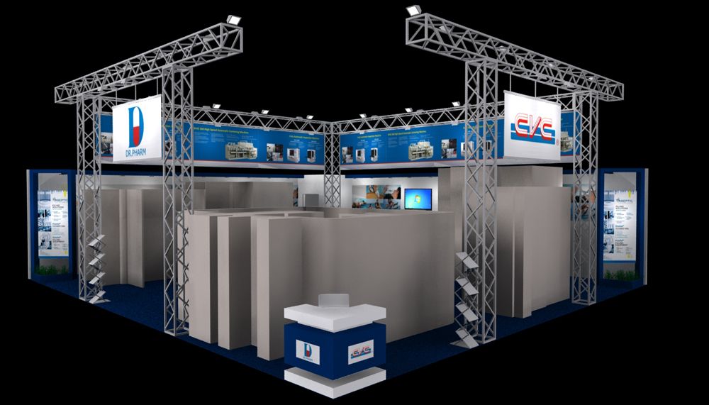 Space Plan For Cvc Technologies Inc Stall In Pmec India Exhibition 2014 Held At Bombay Exhibiti Exhibition Stall Design Stall Designs Experiential Marketing