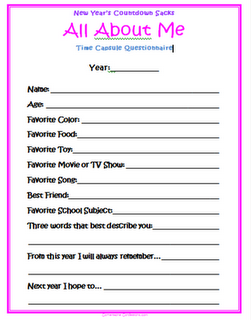 Soft image throughout time capsule printable Accomplished image for time capsule printable