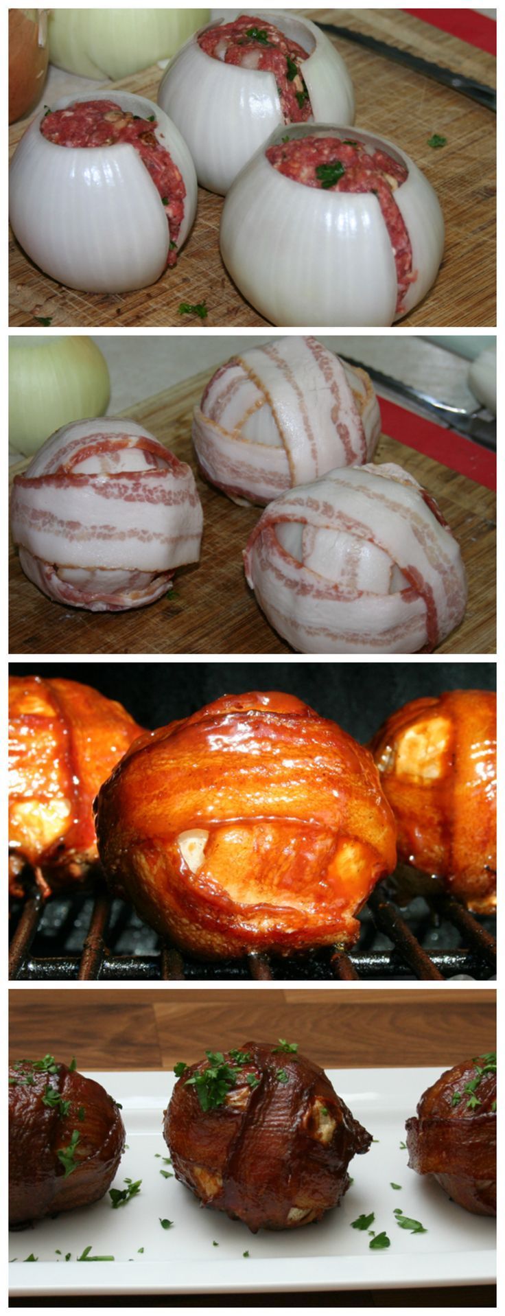 BBQ Bacon Onion Beef Balls. #PerfectBBQBzz #BiteSizedBzz