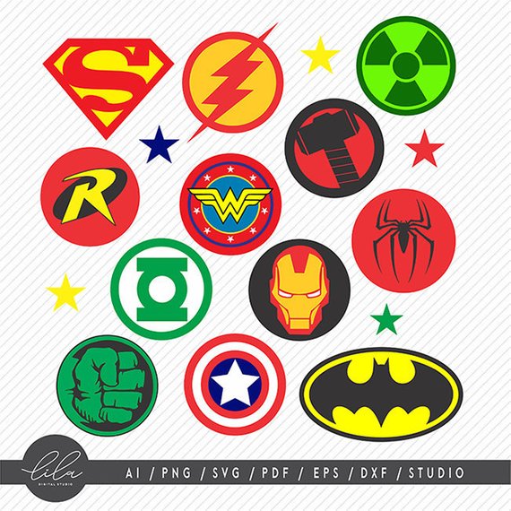 pin on products superhero logos