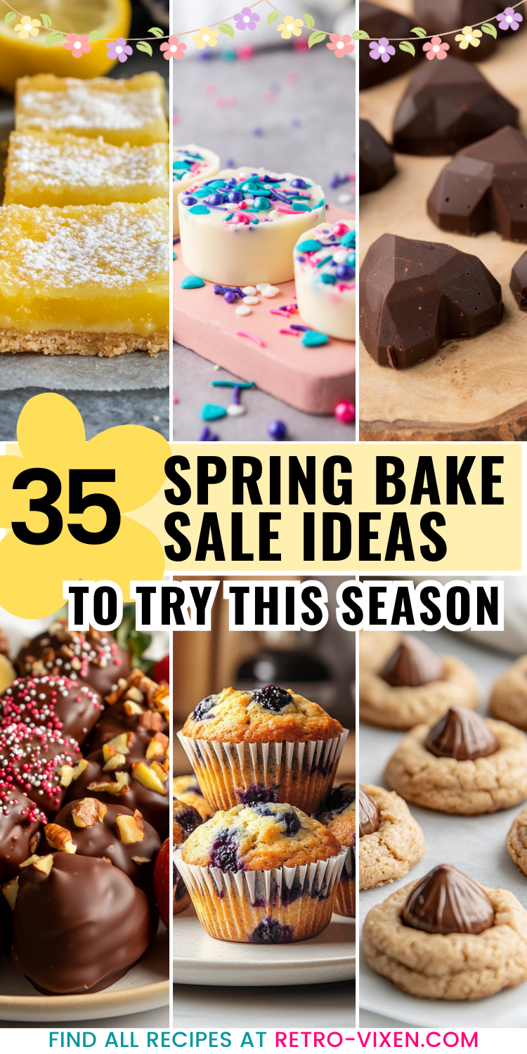 35 Fresh and Fun Spring Bake Sale Ideas to Try This Season