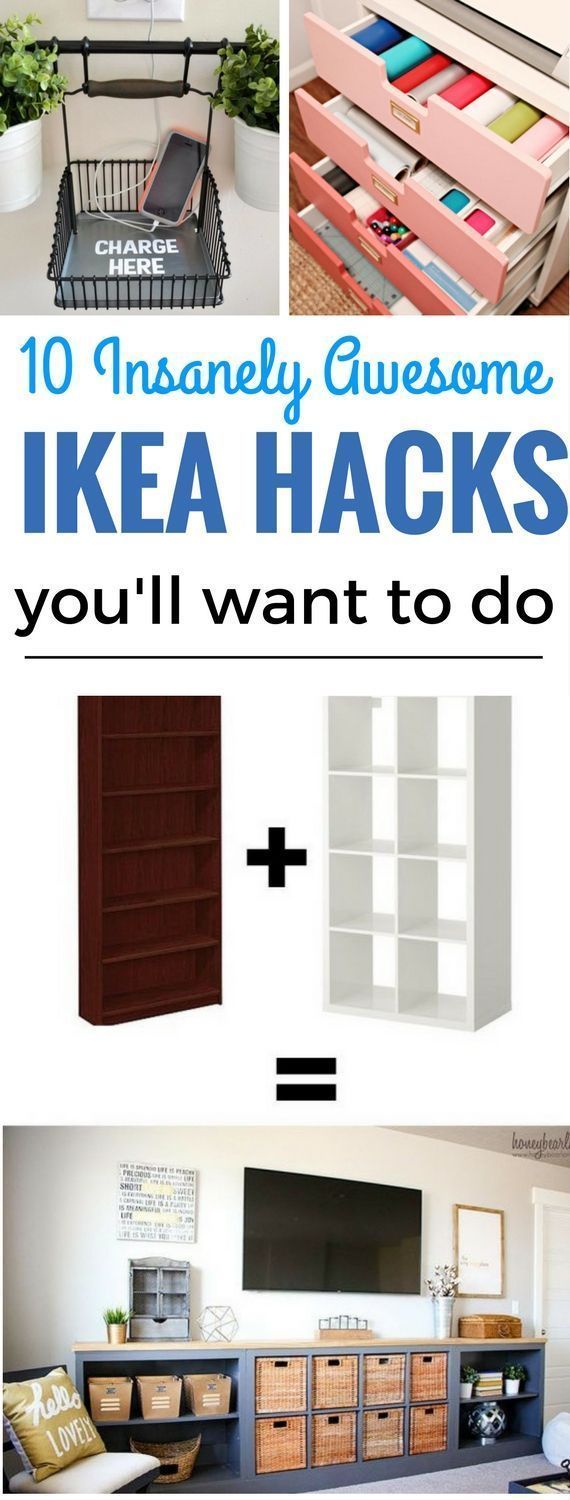 10 Insanely Awesome Ikea Hacks you don't want to miss out on! Great home decor ideas for the living room, kitchen, bedroom and more. You'll be able to make gorgeous looking items for your home for cheap but looks expensive! That's a HUGE WIN. Cute Dorm Rooms, Cool Rooms, Diy Home Decor Bedroom, Home Diy, Bedroom Ideas, Houston, Ohio, Shabby Chic Vintage, Best Ikea