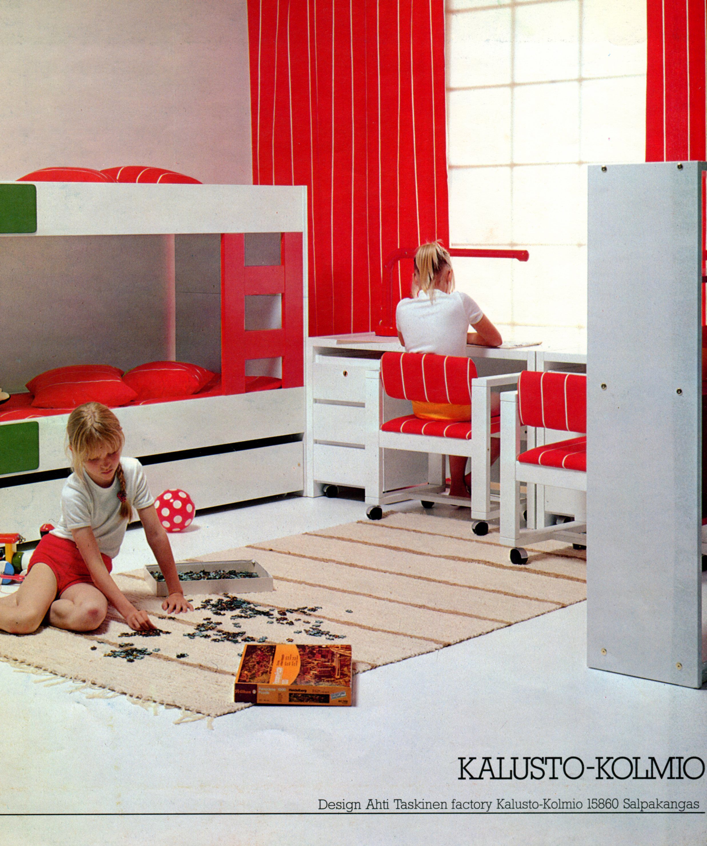 70S Furniture For The Kids Room, Design Ahti Taskinen 70S Furniture For The Kids Room, Design Ahti Taskinen