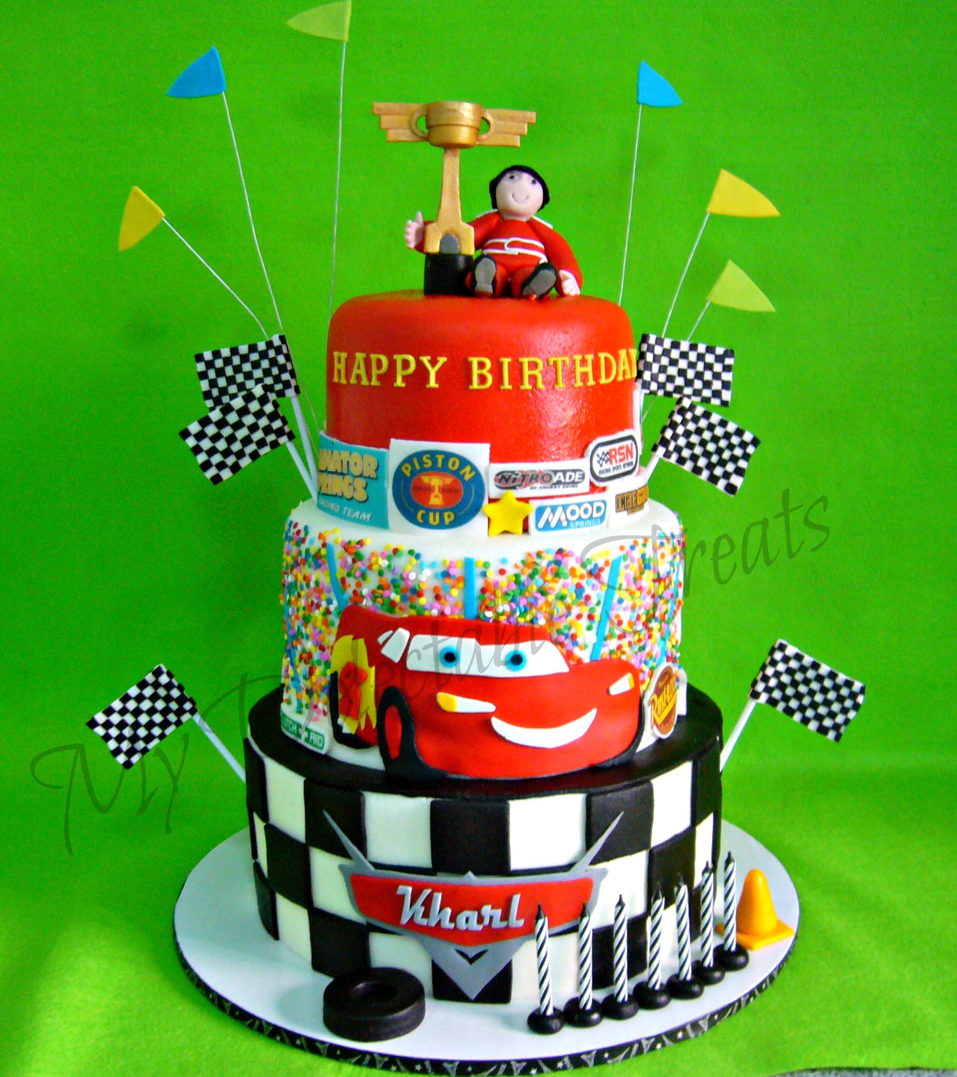 Pin By Mandi Jenkins On My Delectable Treats Themed Birthday Cakes Disney Cars Cake Car Birthday Theme