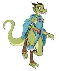 Pixie Kobold personaje-intento de poder inteligente-Fantasy duendecillo Kobold hada dekostatue