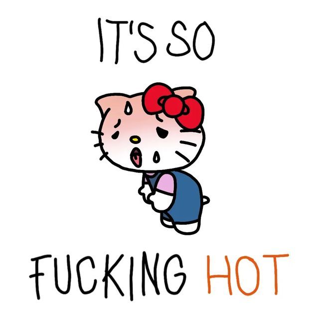 Hello Kitty on Instagram: "Sweaty version + matching Mimmy and Hello
