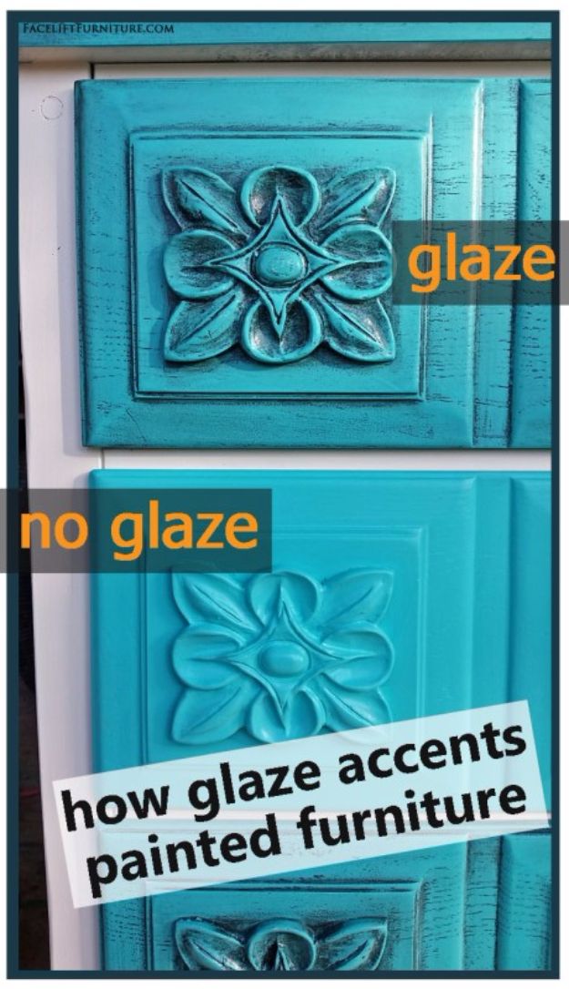 DIY Furniture Refinishing Tips - Glazed Accent Painted Furniture - Creative Ways… Chalk Paint Furniture, Old Furniture, Refurbished Furniture, Repurposed Furniture, Furniture Projects, Rustic Furniture, Furniture Makeover, Furniture Design, Diy Projects