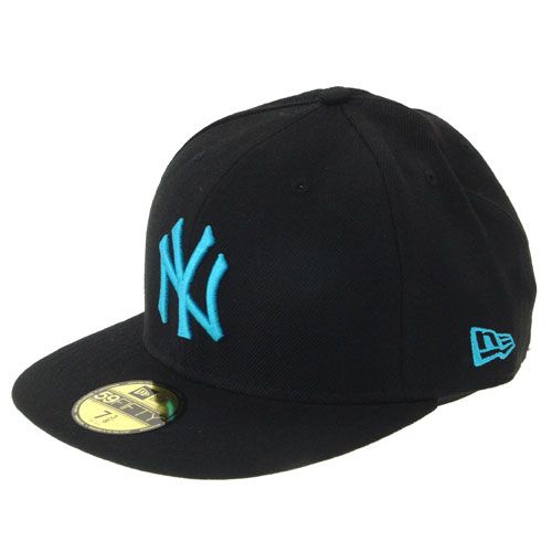 / Black on Black New Era 59/ fiftys Casquette/ / NY Yankees/