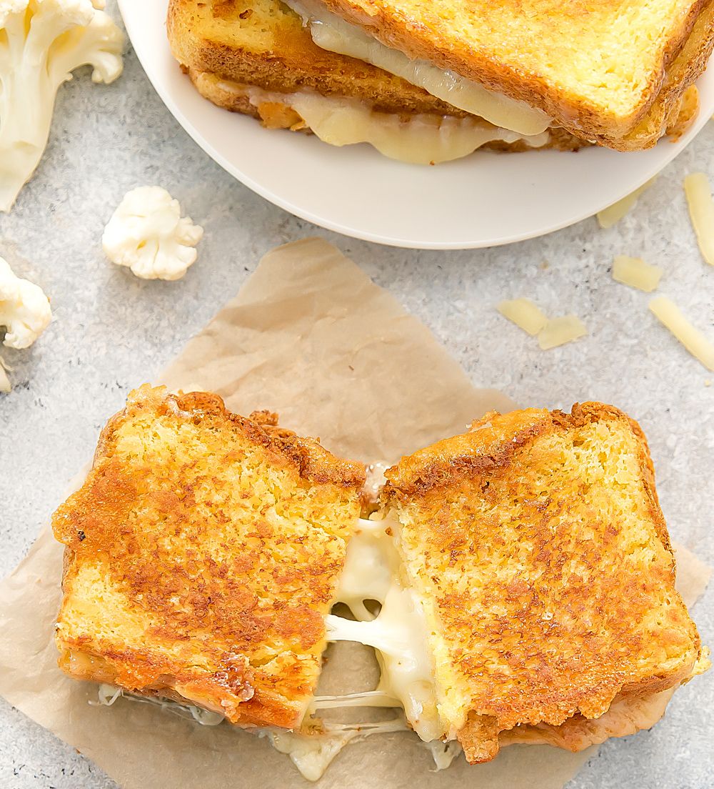 Cauliflower Grilled Cheese Sandwiches Recipe Delicious