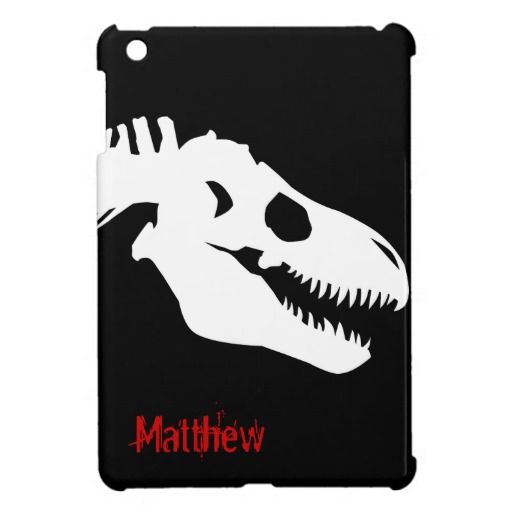 Tyrannosaurus Rex Bones Personalized Cover For The iPad Mini | Zazzle.com #tyrannosaurusrex