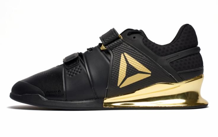 reebok legacy lifter black and gold