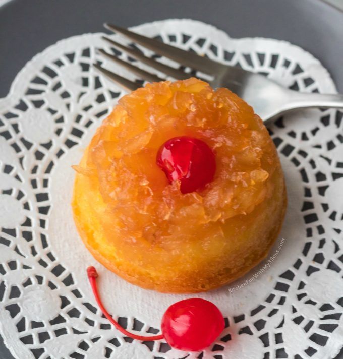 Pineapple Upside-Down Cupcakes - 15 minute prep - Pineapple Upside-Down Cupcakes - 15 minute prep -