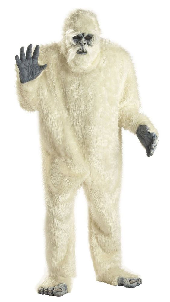 BIGFOOT ADULT MENS FANCY DRESS ANIMAL HALLOWEEN COSTUME BIG FOOT