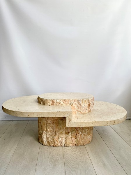 Vintage Tesated Stone Coffee Table Vinterior Vintage Tesated Stone Coffee Table, Dfs Coffee Tables Nexus