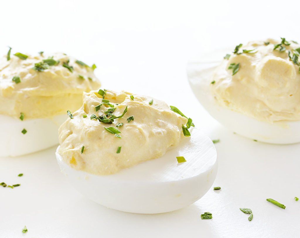 Caramelized onions make these French Onion Deviled Eggs a creamy and tasty upgrade from the traditional deviled eggs. #iambaker #iamhomesteader #frenchoniondeviledeggs #frenchonion #deviledeggs #hardboiledeggs #appetizer #frenchoniondip #caramelizedonions Reuben Dip, Bacon Deviled Eggs, Deviled Eggs Recipe, Scrambled Eggs, Egg Recipes, Cooking Recipes, Food Receipes, Candy Recipes, Finger Food