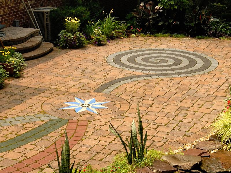 Brick Paver Swirl Yard Designs Google Search Pinterest Brick Paver Swirl Yard Designs Google Search