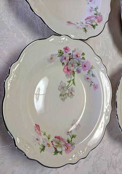 Homer Laughlin Virginia Rose Fluffy Rose Pattern Soup Bowl Set Unique Homer Laughlin Patterns 1948 Homer Laughlin Virginia Rose Fluffy Rose Pattern Soup Bowl Set Unique Homer Laughlin Patterns 1948